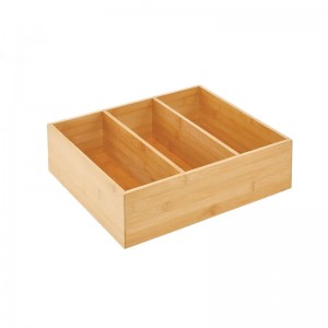 Bambus opbevaringsboks køkkenskab