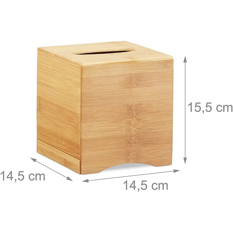 Bambus kosmetisk væv dispenser