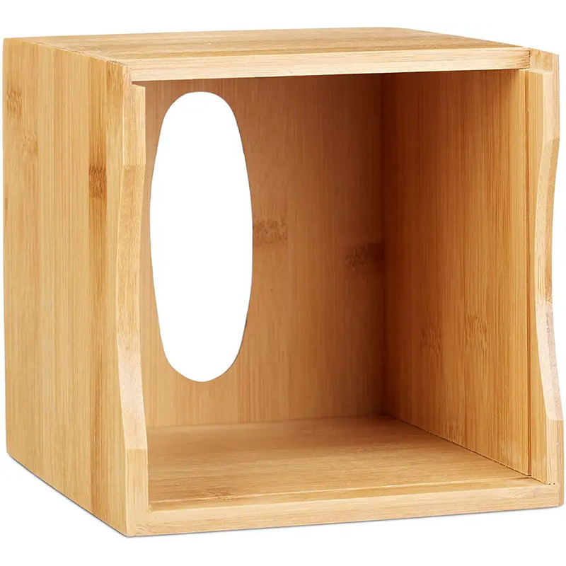 Bambus kosmetisk væv dispenser