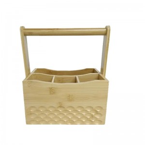 Bambus multifunktionsrumsopbevaringsholdere