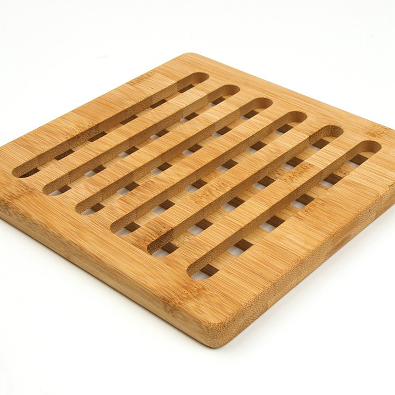 Coaster \\\\\\\\ Moderne køkken Drink Resistent Bambus Pot Plate Coaster Coaster